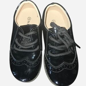 🖤 Classic Black Patent Leather Toddler Dress Shoes 👶✨